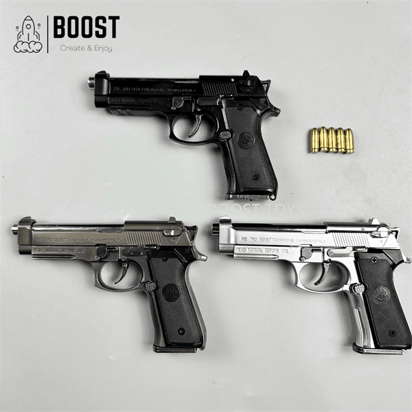 New 1:2.05 Beretta M92A1 Metal Model Detachable - BOOST TOYS