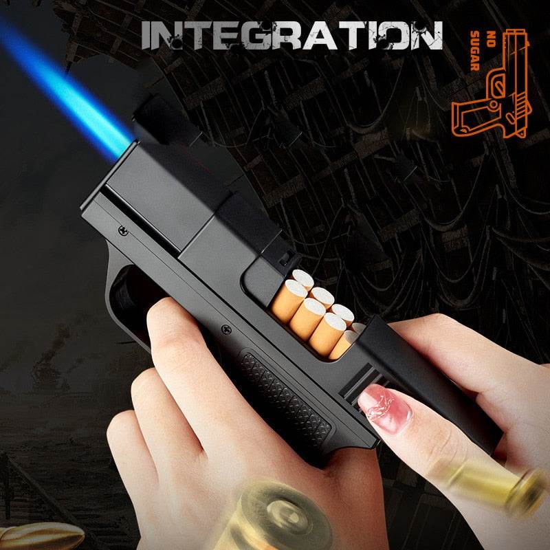 Creative Pistol Shape Lighter With 10PCS Cigarette - BOOST TOYS