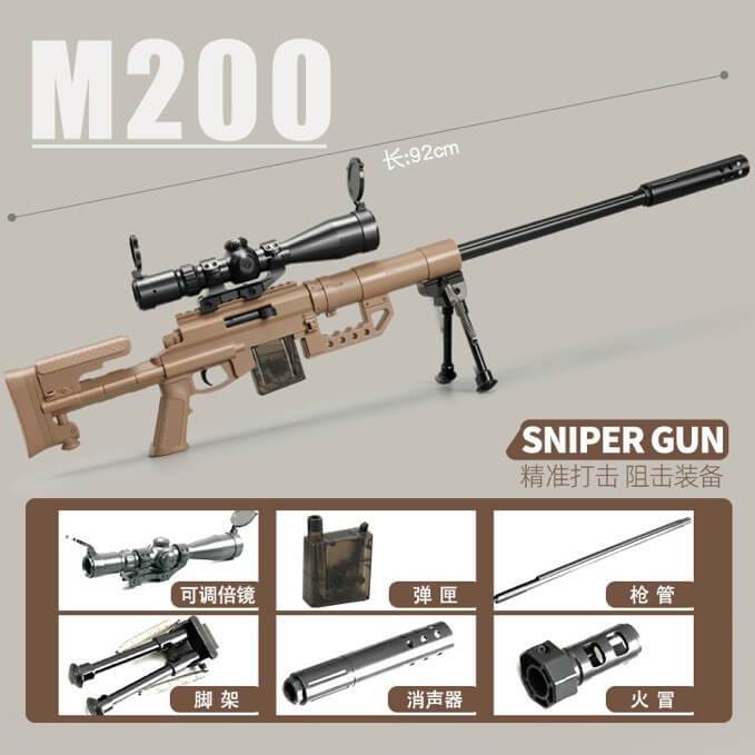 New Mini M200 Gel blaster Sniper Manual Type