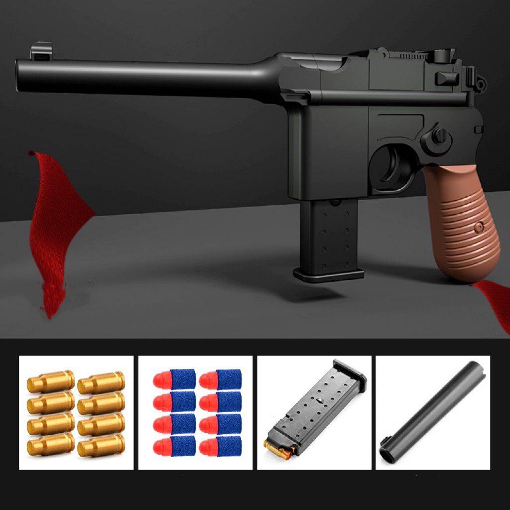 Shell-Throwing Soft Bullet Traumat Gun Pistol M1932 - BOOST TOYS