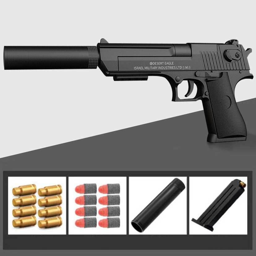 AimMaster Single Shot Shell Ejecting Toy Model Pistol (Deagle/1911/Glock/Uzi SMG/Gyko) - BOOST TOYS