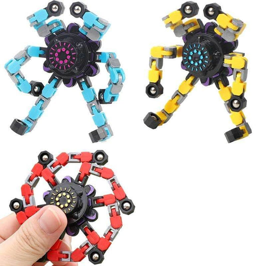 3 pcs New Deformed Fidget Spinner Chain Toys - BOOST TOYS