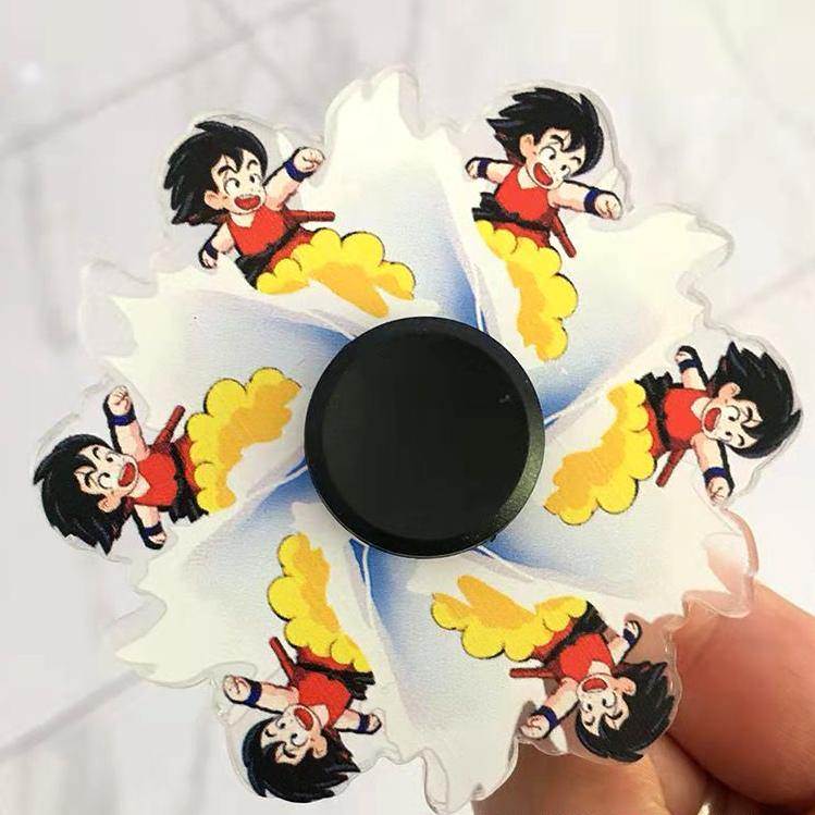 Running Animation Fidget Spinner Naruto Goku Pikachu - BOOST TOYS