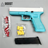 New Glock 18c Nerf Bolt Lock Semi-Automatic - BOOST TOYS