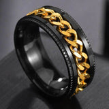 Stainless Steel Rotatable Fidget Rings Jewelry - BOOST TOYS