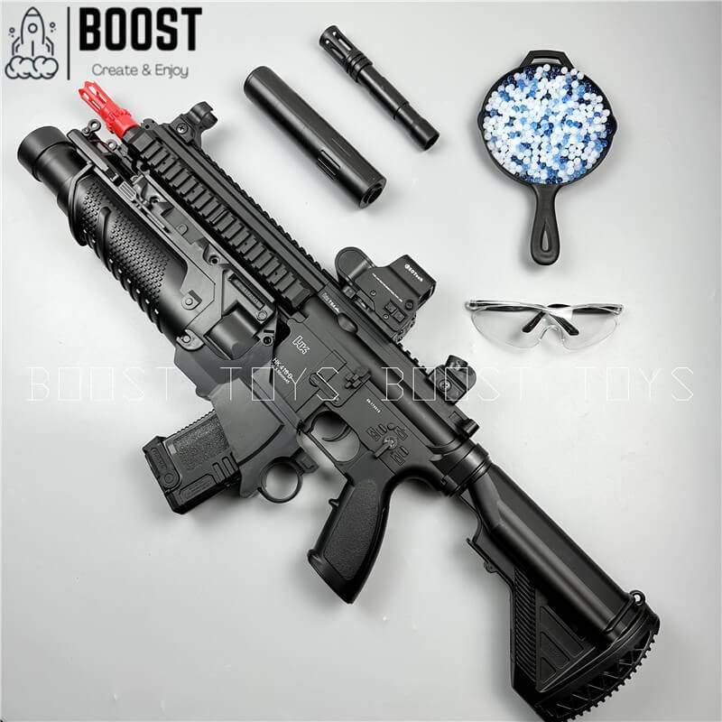 HK416D Gel Ball Blaster M416 Launchers with Free Stickers Adult type - BOOST TOYS