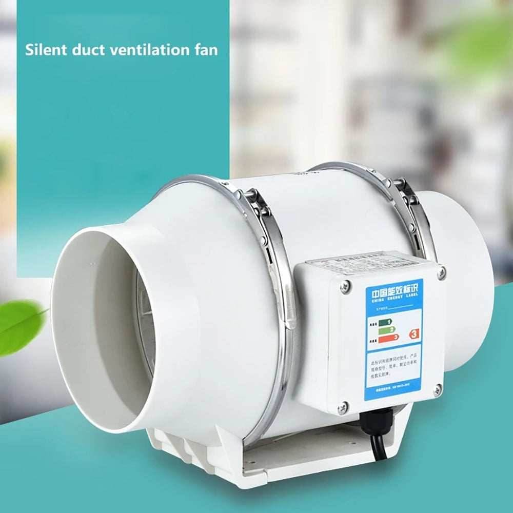 Exhaust Fans Home Silent Inline Pipe Duct Fan For Bathroom Extractor Ventilation Kitchen Toilet Wall Air Clean Ventilator 220V - BOOST TOYS