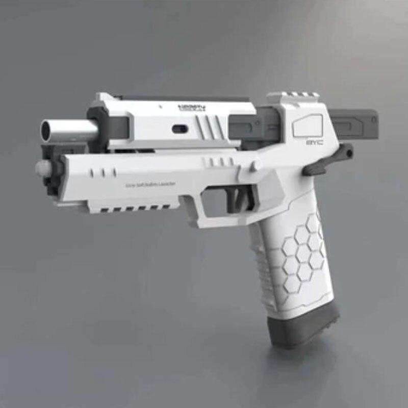 2021 Nylon Gecko Airsoft Launcher Pistol Soft Bullet Toy Gun - BOOST TOYS