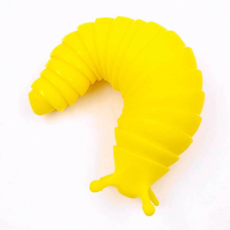 Fidget Slug 3D Printed Articulated Sticky Stretch - BOOST TOYS