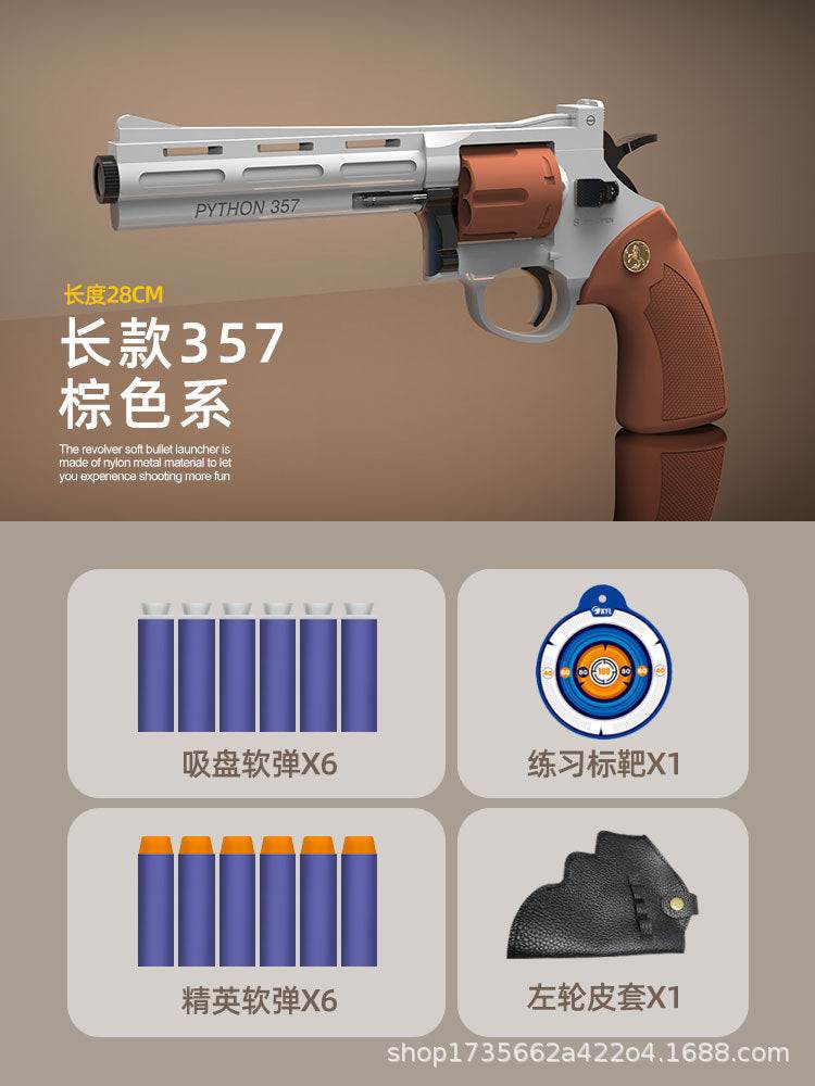 New Revolver ZP5 357 Soft bullet Launcher - BOOST TOYS